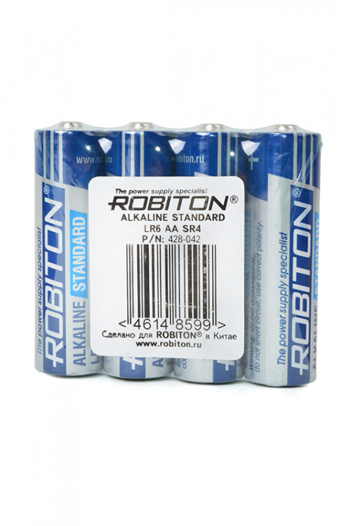 Батарейка ROBITON STANDARD LR6 SR4 (Комплект 4 шт.)