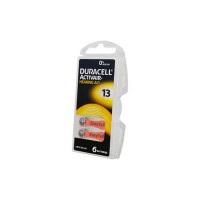 Батарейка DURACELL HEARING AID ACTIVAIR 13 в пласт. боксе 6 шт (Комплект 6 шт.)