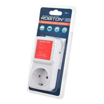 Реле контроля напряжения ROBITON РН-1 BL1 Тип: P=3000Вт;U=140-260В;T=10с/3мЦена: за 1 шт.