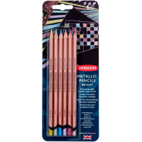 Набор цветных карандашей Derwent Metallic Colours, 6 цветов (Derwent 2305601)