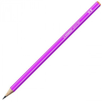 Карандаш Чернографитный Stabilo Pencil 160 Hb, Корпус Розовый (STABILO 160/01-HB) 