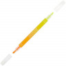 Текстовыделитель Neon Pen I Love More Color, двухсторонний, желто-оранжевый (247536)