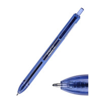 Ручка шариковая автоматическая KEYROAD 1 мм., корпус синий, Синяя (KEYROAD KR973149)