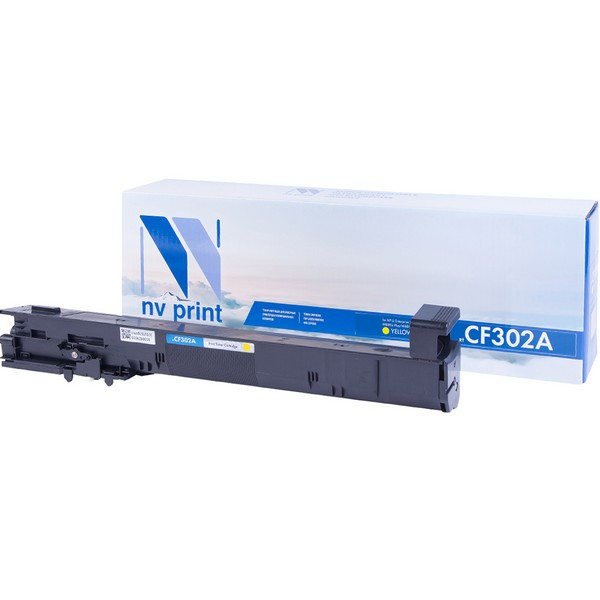NV Print NVP-CF302AY Картридж совместимый NV-CF302A Yellow для HP LaserJet Color LaserJet flow M880z /  flow M880z+ (32000k)