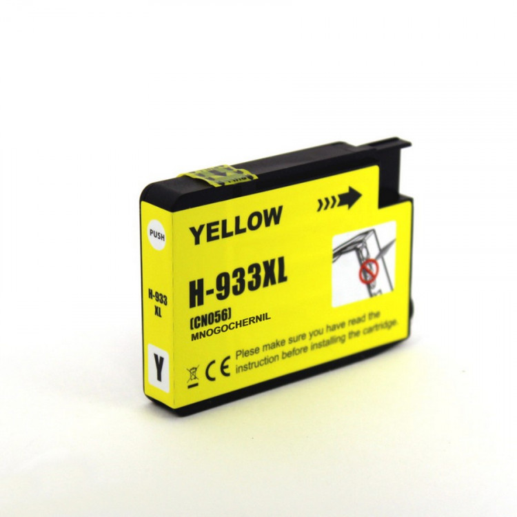 NV Print NVP-CN056AE Струйный картридж 933XLY (NV-CN056AE) Yellow для HP Officejet 6100, 6600, 6700, 7110, 7510, 7610, 7612 (825 стр) совместимый
