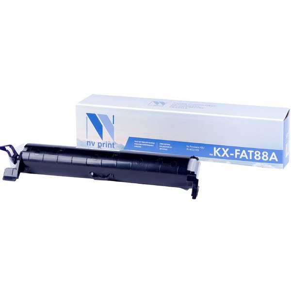 NV Print NVP-KXFAT88A Картридж совместимый NV-KX-FAT88A для Panasonic KX-FL401RU /  FL402RU /  FL403RU /  FL422RU /  FLC411RU /  FLC412RU /  FLC413RU /  FL423RU (2000k)