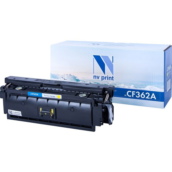 NV Print NVP-CF362AY Картридж совместимый NV-CF362A Yellow для HP Color LaserJet M552dn /  M553dn /  M553n /  M553x /  M577dn. M577f /  M577c (5000k)