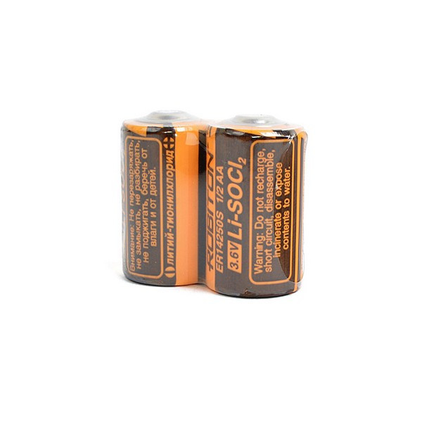 Батарейка ROBITON ER14250-S-SR2 ER14250-S высокотемпературный 1/2 AA SR2 (Комплект 2 шт.)
