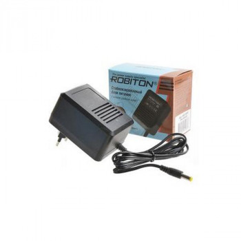 Адаптер/блок питания ROBITON AB12-500S 5,5х2,1/12 (+) Тип: SP-0.5-12Цена: за 1 шт.