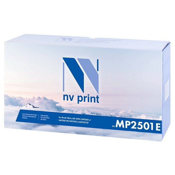 NV Print NVP-MP2501E Тонер-картридж совместимый NV-MP 2501E для Ricoh Aficio MP 200 /  MP 2001L /  MP 2001SP /  MP 2501L /  MP 2501SP (9000k)