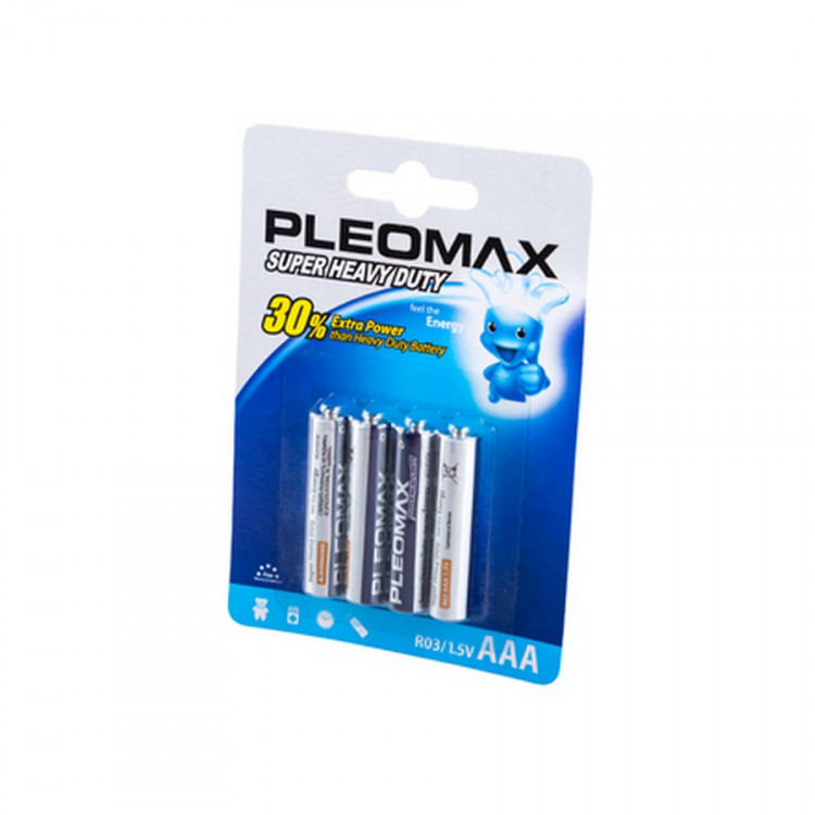 Батарейка PLEOMAX R03 BL4 (Комплект 4 шт.)