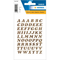 HERMA 4192 НАКЛЕЙКИ VARIO БУКВЫ A-Z ЗОЛОТО (КУРСИВ)