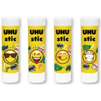 Клей-карандаш UHU Stic  8,2 гр. Серия Смайлики (UHU 9 Smiles)