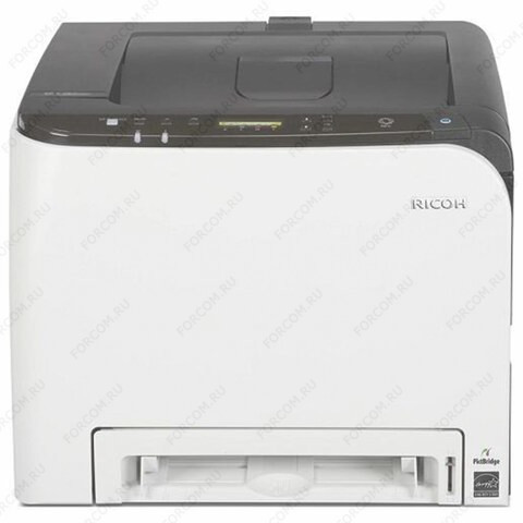 Ricoh 408236 Цветной лазерный принтер Ricoh SP C261DNw, A4, 256Мб, 20стр/мин, дуплекс, PCL, PS, LAN, WiFi, NFC, старт.картр.(1000стр), самозапуск