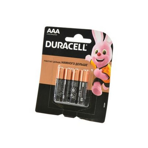 Батарейка DURACELL LR03 BL4 (Комплект 4 шт.)