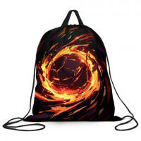 Мешок для обуви BRAUBERG KIDS, с петлей, 42х34 см, "Fire split", 273436