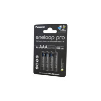 Аккумулятор Panasonic eneloop pro BK-4HCDE/4CP 930мАч AAA BL4 (Комплект 4 шт.)