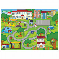 Настольное покрытие BRAUBERG KIDS, А3+, пластик, 46x33 см, "Лабиринт", 273620