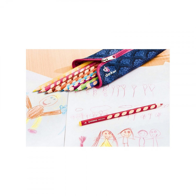 Набор цветных карандашей STABILO EASYcolors для левшей, 6 цветов, картонный футляр (STABILO 331/6) Набор цветных карандашей STABILO EASYcolors для левшей, 6 цветов, картонный футляр (STABILO 331/6)