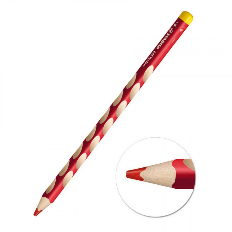 Набор цветных карандашей STABILO EASYcolors для левшей, 6 цветов, картонный футляр (STABILO 331/6) Набор цветных карандашей STABILO EASYcolors для левшей, 6 цветов, картонный футляр (STABILO 331/6)