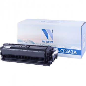 NV Print NVP-CF363AM Картридж совместимый NV-CF363A Magenta для HP Color LaserJet M552dn /  M553dn /  M553n /  M553x /  M577dn. M577f /  M577c (5000k) NVP-CF363AM, Совместимость: HP LaserJet Color M552dn / M553dn / M553n / M553x / M577dn / M577f / M577c, ресурс: 5000 стр.