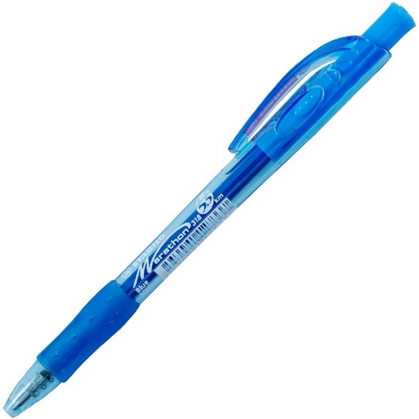 Ручка шариковая автоматическая Stabilo Marathon 318, толщина линии F 0,38 мм., цвет чернил: Синий (STABILO 318/41F)*