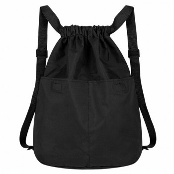 Рюкзак спортивный мешок HEIKKI PACK (ХЕЙКИ), 2 отделения, увеличенный объем, 40х35 см, черный, 272419 