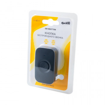 Кнопка звонка GARIN DoorBell DB1KBUTTON черный BL1 Тип: 23AЦена: за 1 шт.