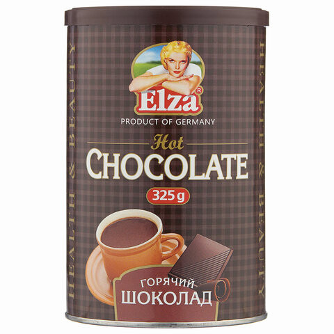 Горячий шоколад ELZA "Hot Chocolate", банка 325 г, ГЕРМАНИЯ, EL32508027
