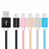 Кабель USB A - Micro USB 0.5 м в оплетке, цвет ассорти, 1 шт (VOXLINK I6AC0153-050)