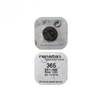 Батарейка RENATA SR1116W   365 (0%Hg) Тип: S1116HЦена: за 1 шт.