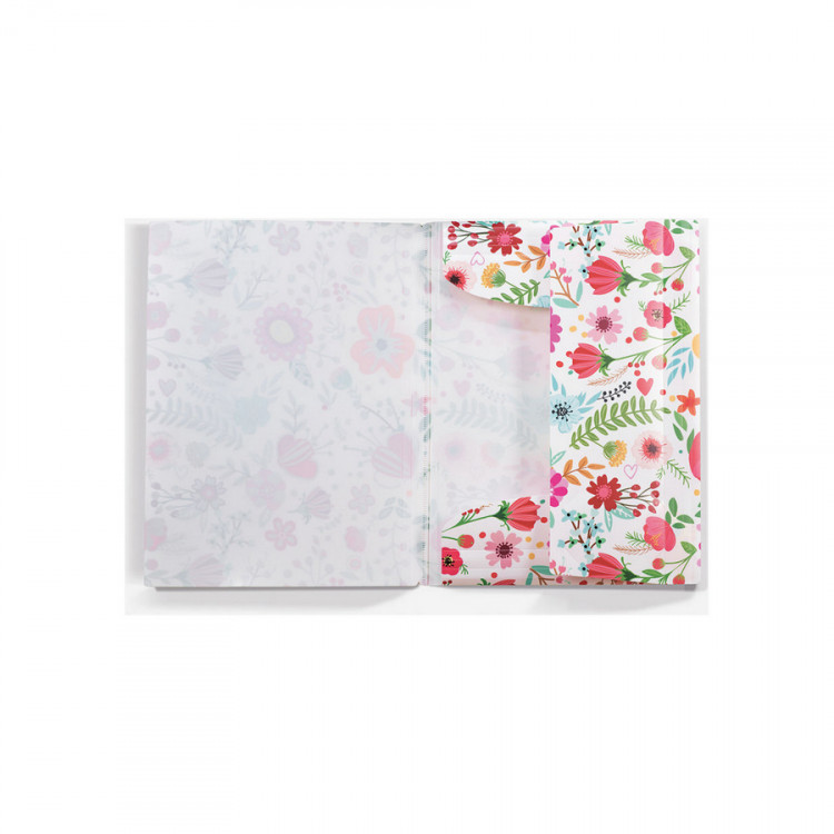 Папка на резинке HERMA Весна А4 пластик мерцание (HERMA 19385)