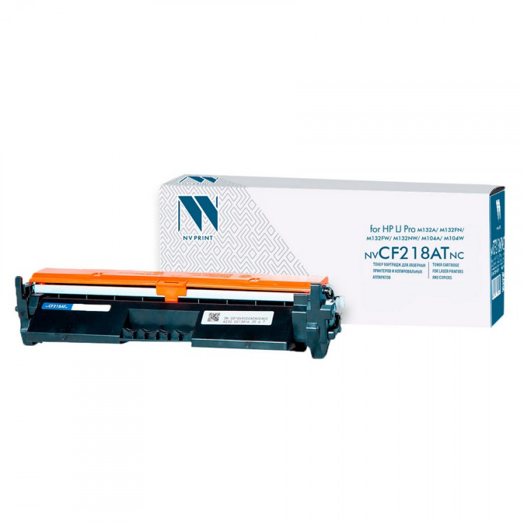 NV Print NVP-CF218ATNC Картридж совместимый NV-CF218AT (БЕЗ ЧИПА) для HP LaserJet Pro M132a /  M132fn /  M132fw /  M132nw /  M104a /  M104w (1400k)