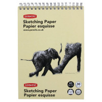 Альбом Derwent Sketching Paper Портрет для графики, A5, 165 г/м2, 30 л,спираль по короткой стороне (Derwent 2300140)
