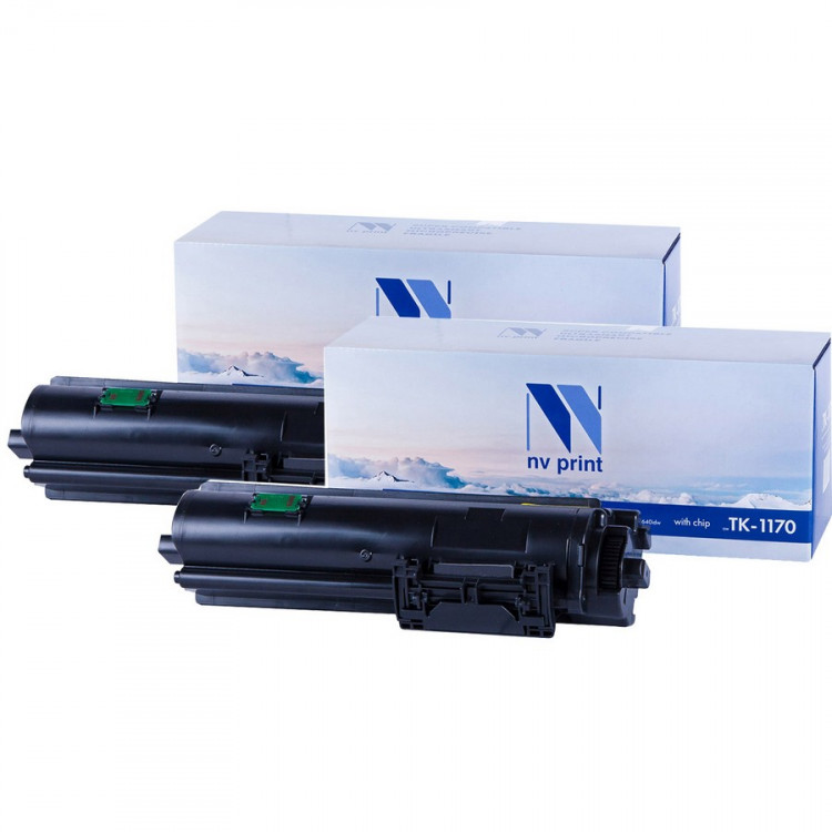 NV Print NVP-TK1170-SET2 Картридж совместимый NV-TK-1170-SET2 для Kyocera Ecosys M2040dn /  M2540dn /  M2640idw (7200k) (2 шт)