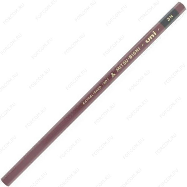 Набор чернографитных карандашей UNI Mitsubishi Pencil 6B, набор 11 шт в пластиковом пенале с ластиком (UNI U6B-1D) Некомплект в наборе 11 шт вместо 12