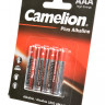 Батарейка Camelion Plus Alkaline LR03-BP4 LR03 BL4 (Комплект 4 шт.)