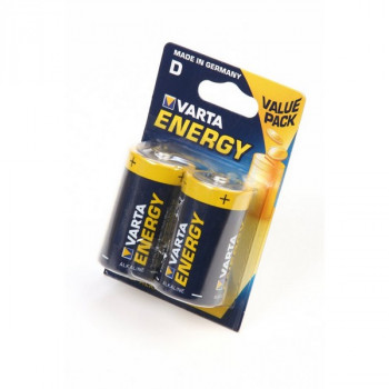 Батарейка VARTA ENERGY 4120 LR20 BL2 (Комплект 2 шт.) Тип: LR20Цена: за комплект