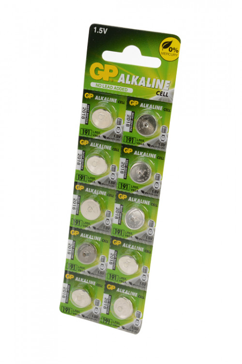 Батарейка GP Alkaline cell 191-C10 AG8 BL10