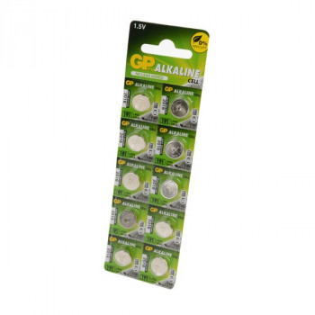 Батарейка GP Alkaline cell 191-C10 AG8 BL10 Тип: AG8Цена: за 1 шт.