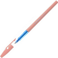 Ручка Шариковая Stabilo Liner Pastel 808 F Синяя, Корпус Персиковый  Цвет Чернил: Синий 0,38 мм. (STABILO 808FP/41-3)