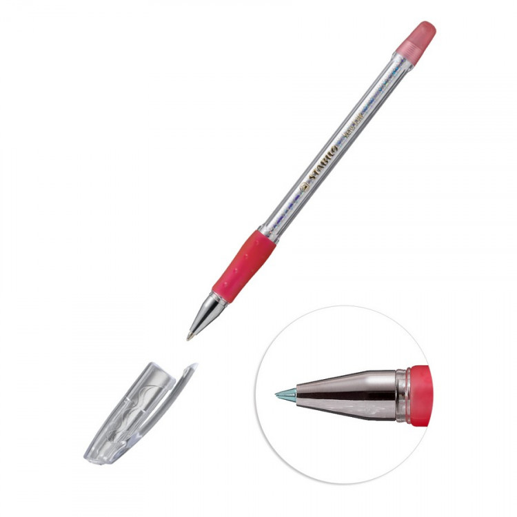 Ручка шариковая STABILO Keris XF/0,30 мм., красная (STABILO 538/40XF, 538XF1040)