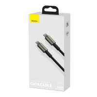 Кабель USB Baseus Tungsten Gold Fast Charging Cable Type-C - Type-C 100W 1м Черный (Baseus CATWJ-01)