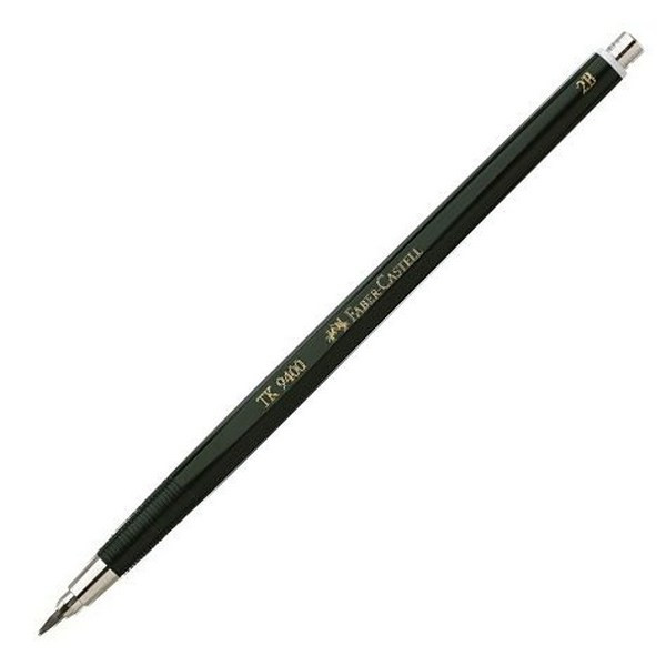 Карандаш механический цанговый Faber-Castell TK 9400 2.0 мм, твердость 2B (Faber-Castell 139402)