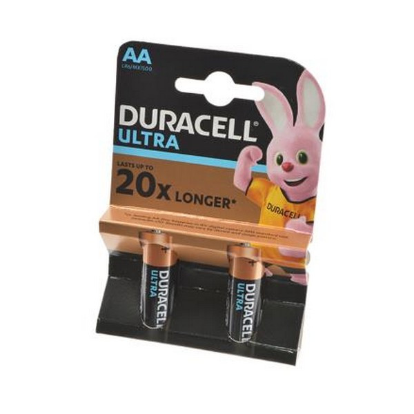 Батарейка DURACELL ULTRA LR6 BL2 (Комплект 2 шт.)
