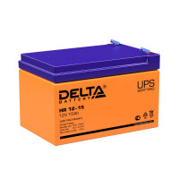 Energon Delta HR 12-15 Аккумуляторная батарея DELTA HR 12-15 (12В / 15Ач, Тип: AGM, Клемма: F2, ДхШхВ: 151х98х95мм (Полная высота: 101мм), срок службы: 8 лет, Гарантия: 1г, вес: 4,6кг)