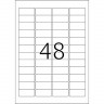 HERMA 4097 Этикетки самоклеющиеся Полиэстровые А4, 45.7 x 21.2, цвет: Серебристый, клей: перманентный, для печати на: лазерных аппаратах, в пачке: 25 листов/1200 этикеток