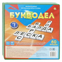 Игра настольная "Словодел" (зеленый), 0309