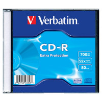 Записываемый компакт-диск Verbatim 43347 CD-R DL Slim 700MB
