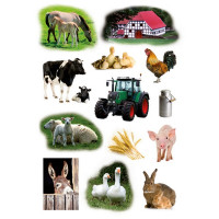 HERMA 3358 НАКЛЕЙКИ DECOR КТО ВО ДВОРЕ ХОЗЯИН?